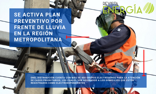 RevEnergia's tweet photo. Se activa plan preventivo por frente de lluvia en la Región Metropolitana
https://t.co/VAdm6hJ3F5
#Santiago #Chile #Enel #PlanPreventivo #lluvias #33comunasRM #clientes #seguridadelectrica #distribucionelectrica #EnelClientes #domicilios https://t.co/eQ2badis64