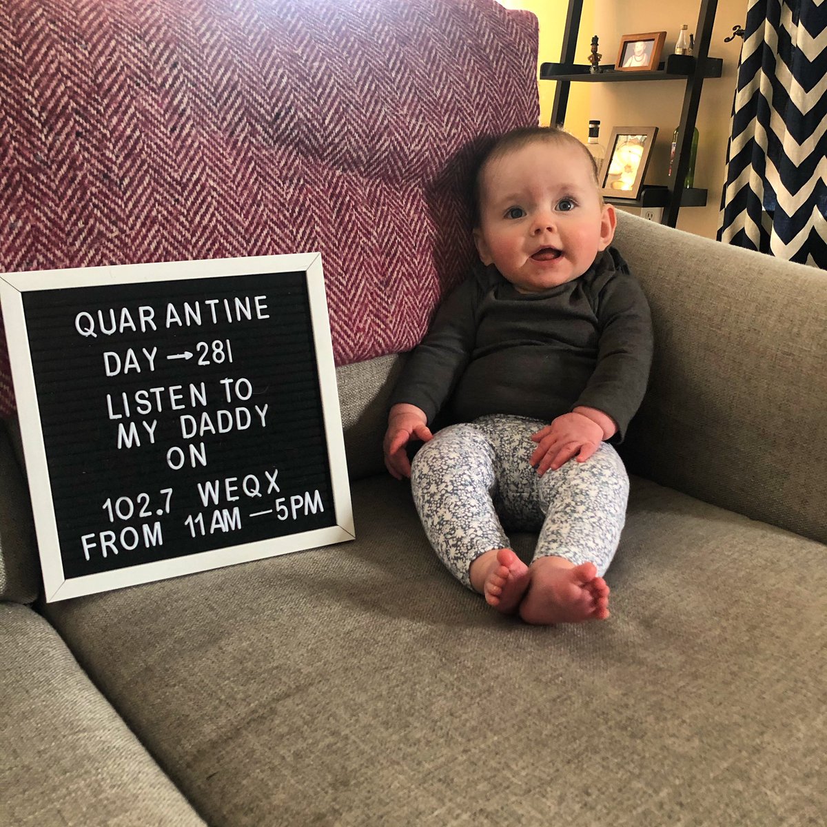 thenikrivers's tweet photo. Doing that radio thing today on @weqx from 11-5p. Do what Kinley says and give me a listen. Download the free app or stream at https://t.co/Z3iUJZtZhJ #Radio #GirlDad #KinleyRyan https://t.co/mYvbuLQtVF