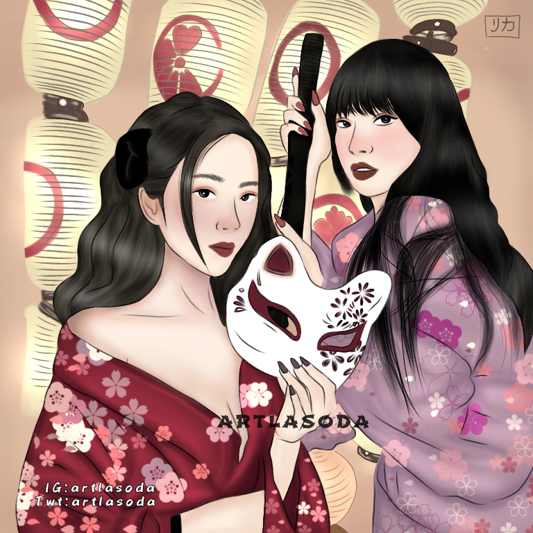 artlasoda's tweet photo. Here's my fanart of Jisoo &amp; Lisa of Blackpink 💕

© Ref: @/artsylali on IG (Go visit and follow her account for more cool Blackpink edits!)

#BLACKPINK #blackpinkfanart #lisa #jisoo #LisaManoban #KIMJISOO #artshare #ArtistOnTwitter #artph #Lisoo #LISA https://t.co/JzOJnTnLnt