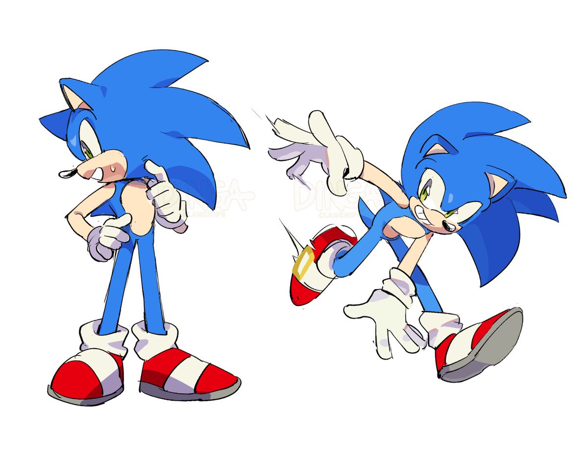 sonic the hedgehog gloves 1boy male focus white gloves multiple views green eyes furry  illustration images