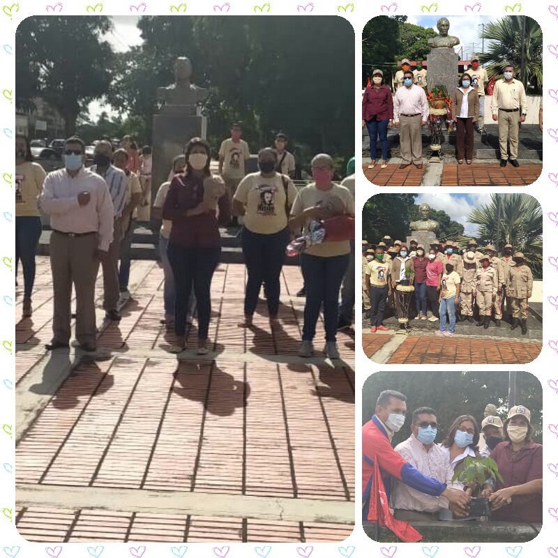 #MisiónRibas Delta Amacuro en compañía del Gobernador encargado y autoridades regionales realizaron ofrenda Floral y la Siembra Simbólica de nuestro prócer, José Félix Ribas conmemorando los 206 años de su asesinato.
#ANTrabajaConElPueblo
<a href="/NicolasMaduro/">Nicolás Maduro</a>
@psuvaristobulo