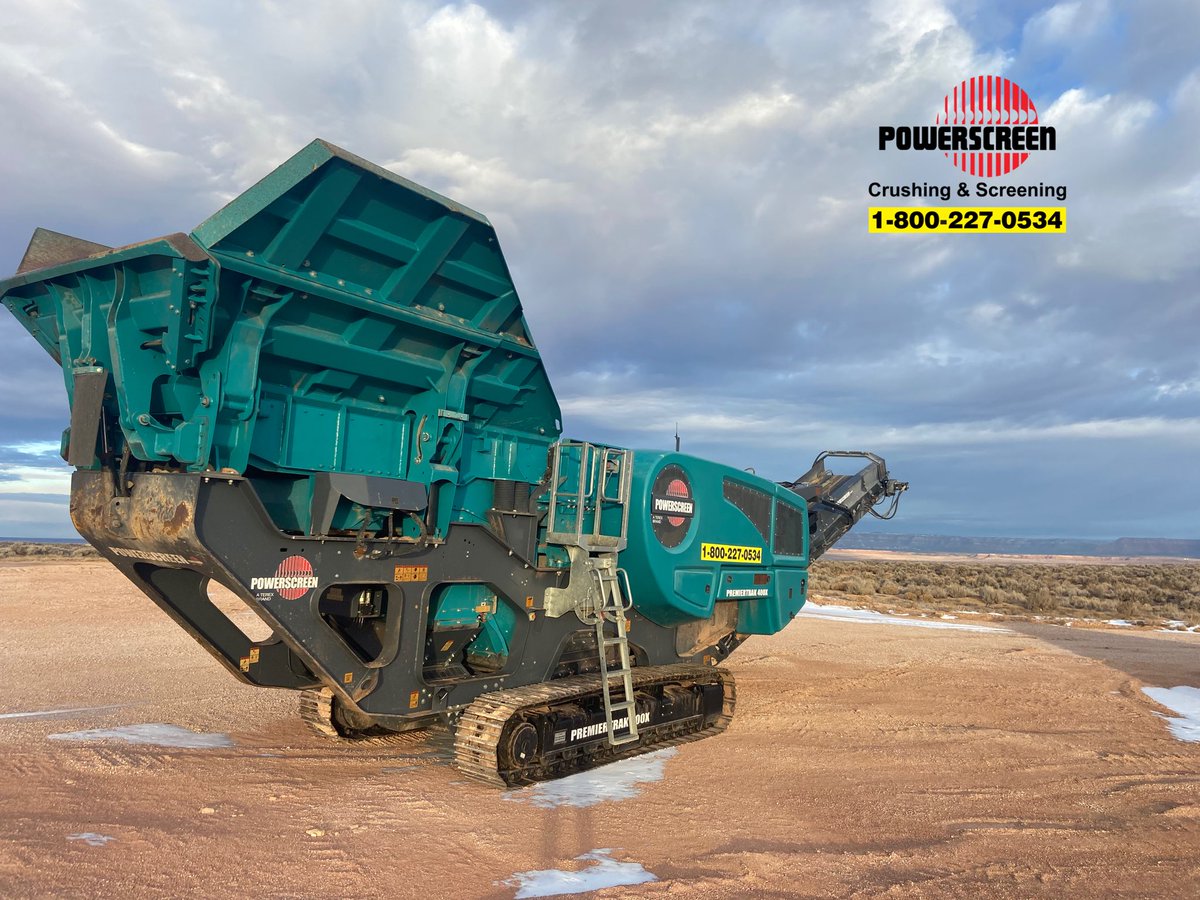 PowerscreenCS's tweet photo. #Powerscreen Premiertrak 400X Jaw Crusher getting ready to go to work πππ₯π₯π #powerscreensales #powerscreenwestern https://t.co/3uDE0n798N