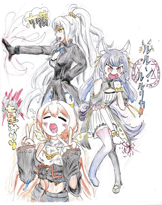 #今月描いた絵を晒そう
マンガしか描いてねぇ! 