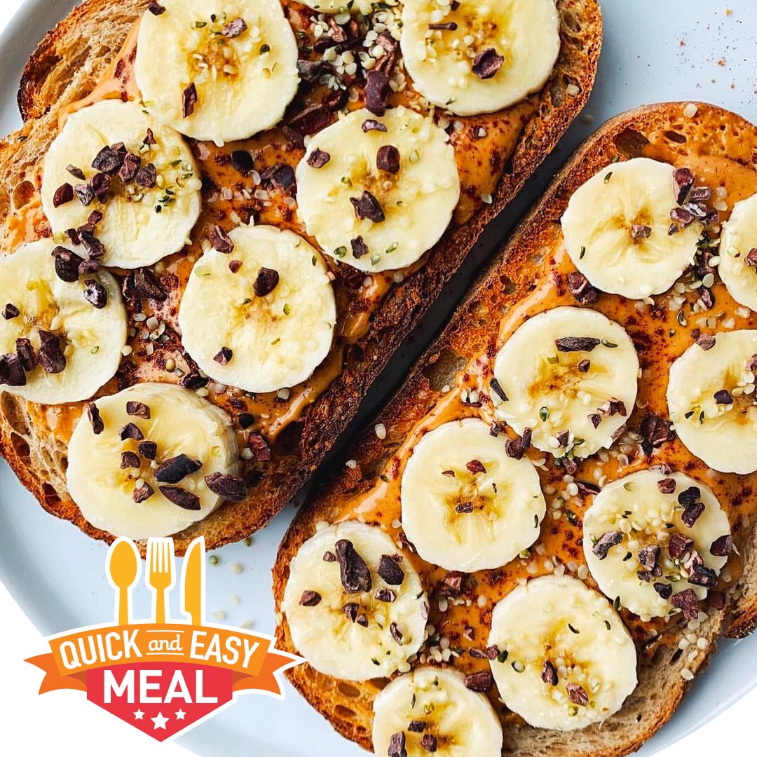 Toast, Peanut Butter, Banana, Cacao Nibs, Yum 😍

Grab everything you need at a Best Market near you! bestmarket.com/stores

#easymeal #foodie #longisland #commack #shirley #greatneck #westbabylon #babylon #harlem #newhydepark #bayshore #westislip #riverhead #eastend