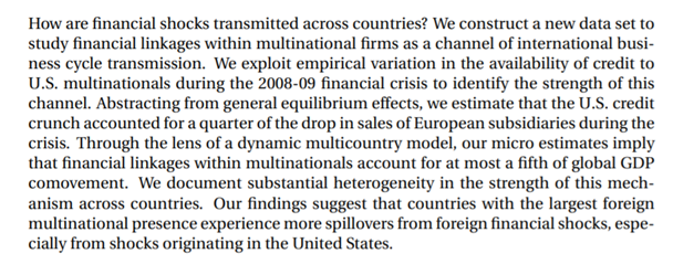 Maryn Bolhuis“Financial Linkages and the Global Business Cycle” https://sites.google.com/site/mabolhuis/research?authuser=0