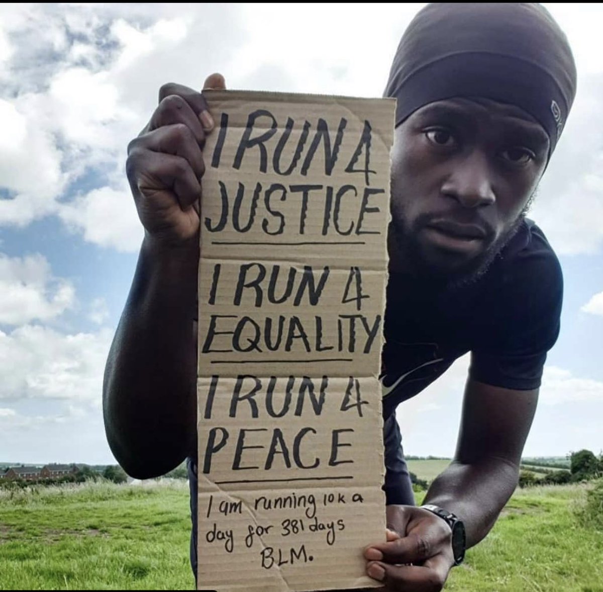 zee8851's tweet image. 10K Run in support of Deo Kato’s outstanding efforts #runningfordeo #runningforjustice #10x381days 
Deo has been running 10km, everyday for 381 days. He is running for justice and equality and he’s now on day 237. Unfortunately he’s Ill at the moment, with COVID-19.