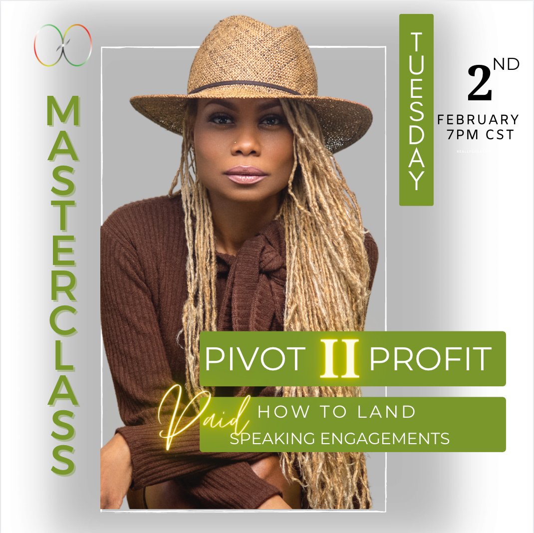 SenecaDunmore's tweet photo. Introducing “PIVOT TO PROFIT – HOW TO LAND PAID SPEAKING ENGAGEMENTS in the midst of COVID-19”. 

SIGN UP TODAY! Spaces are limited. 
Click the click to reserve your spot: https://t.co/catrbHTXml

#paidspeakingengagements #speaker #speakers #monetize https://t.co/aDNtcRGgex