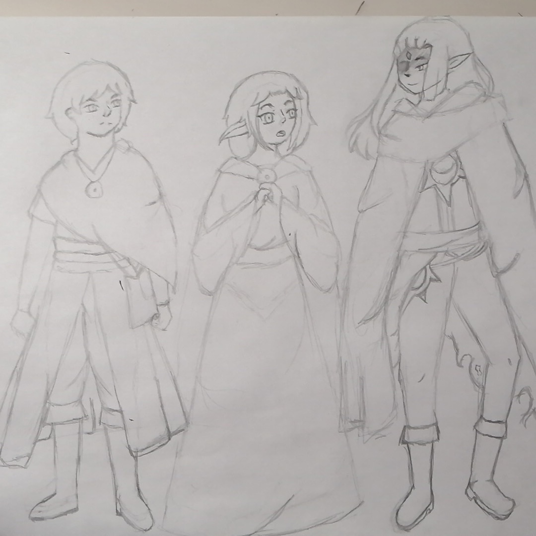 The hero, the maiden and the villain.

Character desing for maybe a future game ^^ hope you like it

#gamedevelopment #arte #chracterdesign #pencildrawing #pencil #sketch #wip #workinprogress #fantasyart #nordicstyle #nordic