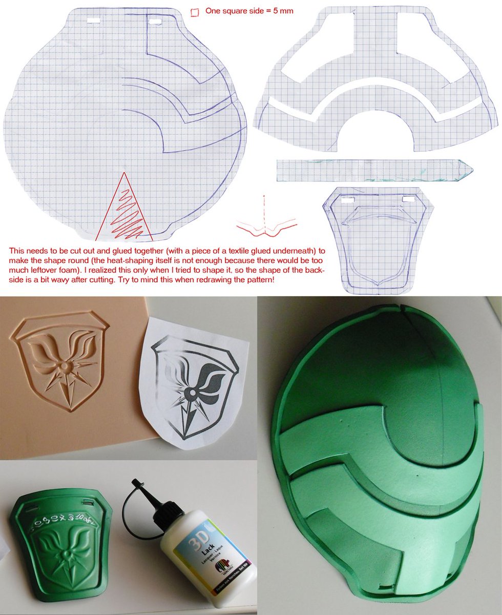 akelatakawolf's tweet photo. Pattern for Lightning's pauldron.
#Lightning #freepattern #pauldron #mossgummi #craft #cosplay #props #finalfantasy #finalfantasyXIII https://t.co/zhBS1efNA2