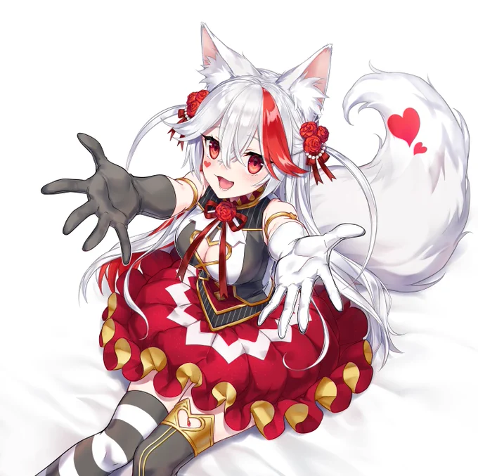 【制作実績】花咲愛莉さん()のイラストを描かせていただきました!Live2Dモデルとセットでご依頼いただきました 