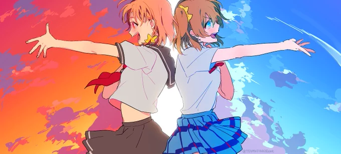 穂乃果ちゃん目が綺麗ですぐ青空合わせたくなっちゃう 