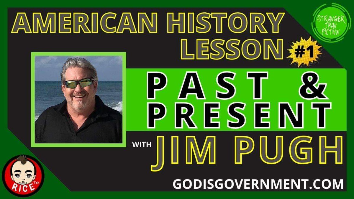 RiceTVx's tweet photo. #AmericanHistory lesson - Past & Present #premieres at 12pm EST/9am PST TODAY 1/30!
I'm joined by author & #historian #JimPugh! We dive into the creation of the #USA, the #corporate takeover of the #Republic, #CurrentEvents, #Trump, + more!
#YouTube
https://t.co/68k7YIBNBz https://t.co/GvUboG9lka