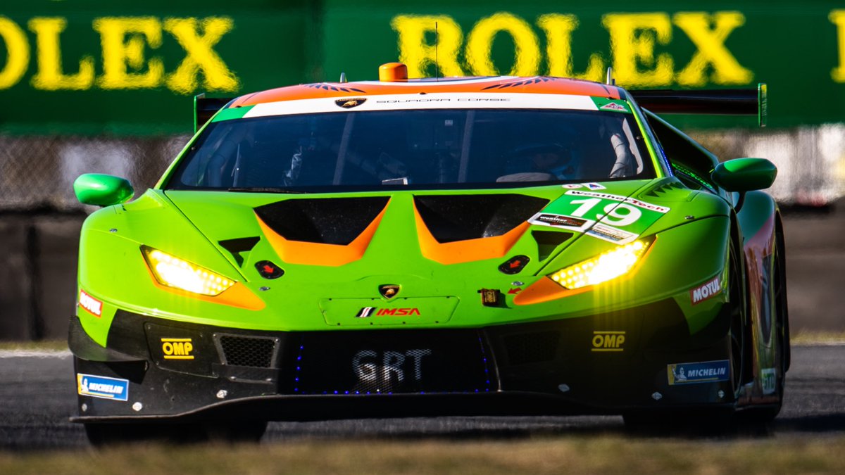 GrasserRacing's tweet photo. Everybody gangsta‘ until they see THIS in their mirrors #Rolex24 https://t.co/5UnMG287Px