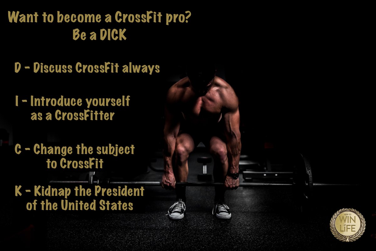 How2WinAtLife's tweet image. The key to your fitness dreams are just 4 steps away. Follow these guidelines and say hello to your perfect CrossFit body
#fitness #strength #crossfit