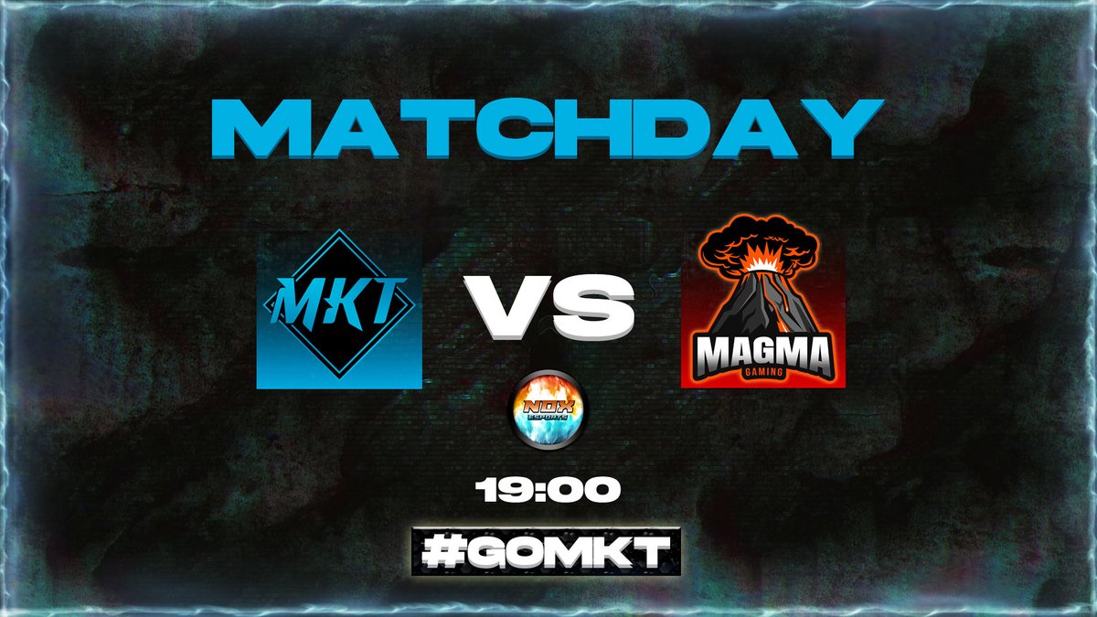MATCHDAY!

👕: Makateam Alpha

🏆: @LigaNox 
 
🆚: @MagmaGaming_GG 

⏰: 19:00

📺: twitch.tv/blazq11 Casteado por <a href="/Dyr0n_RL/">Dyr0n</a> y <a href="/BlazQ11/">BlazQ11</a> 
#GOMKT 💙❤️
