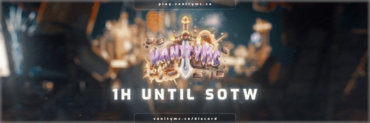 VanityMC's tweet image. SKYBLOCK SPACE RELEASE IN 1 HOUR! ⏳

We are doing a giveaway for SOTW, like, retweet, and follow to enter in it! 

Giveaway - x1 Vanity Rank on any realm! 

SOTW: TODAY IN ONE HOUR! 💜