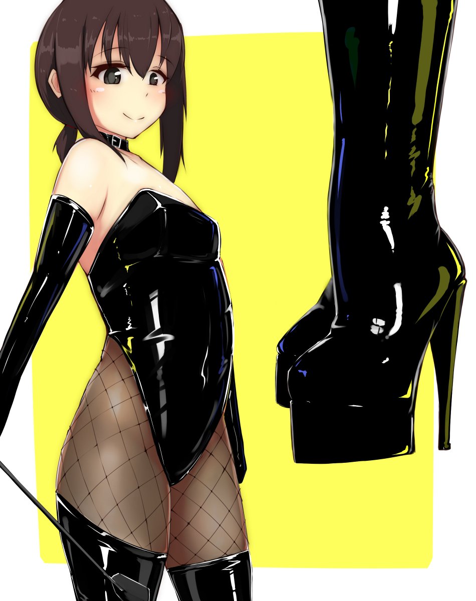 こいつ黒光沢しか描いてねえな
#今月描いた絵を晒そう 