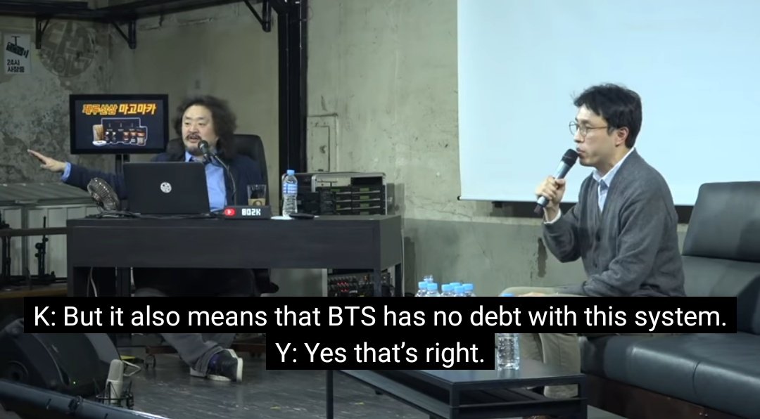 BTS - Beat The System @BTS_twt could've chosen an easier path. They could've played the money game. Paid for spins. Bundling. They never did.Instead, Big Hit and BTS forged their own way. Their success was NEVER thanks to the industry, but IN SPITE of it, powered by ARMY. 2(6)