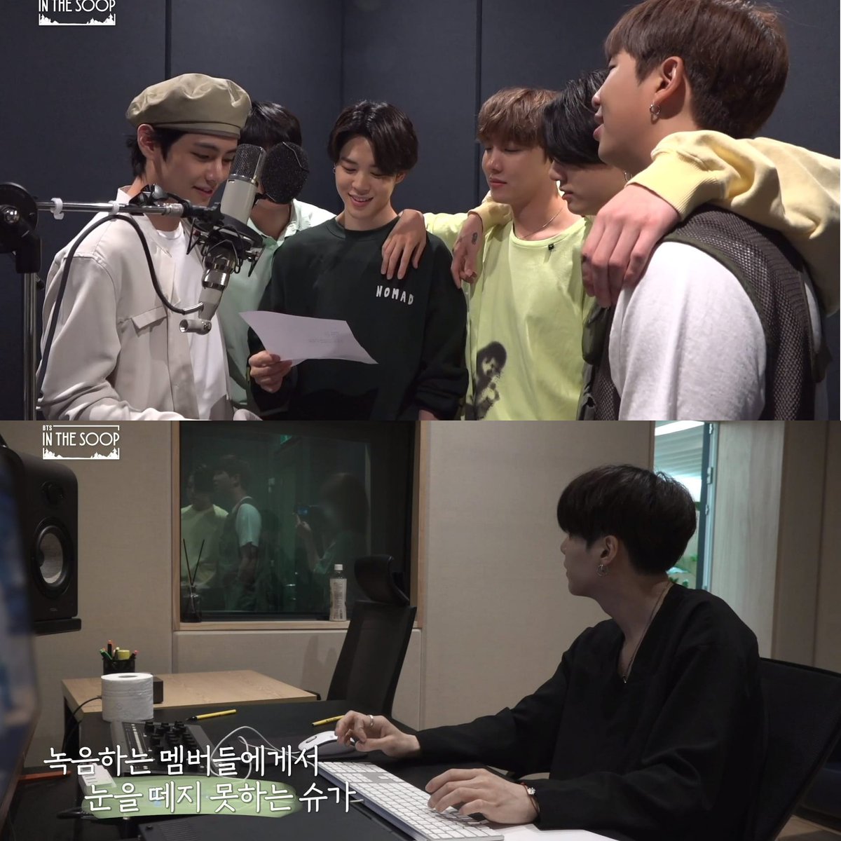 BTS - Behind The SoundThe music. Of course the music makes  @BTS_twt, the music and the lyrics, but there must be thinking, reflecting humans to get that result, who must be willing to give their all in an environment where they can just BE, to be able to compose like BTS.4(6)