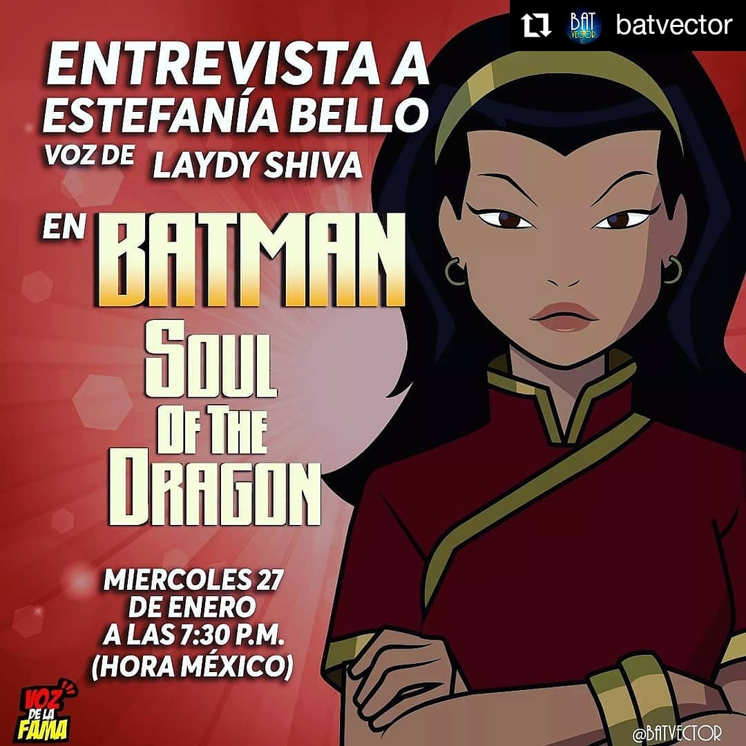 estefaniabello's tweet photo. Paso a comentarles por aquí que la entrevista que hice junto a @batvector ya está disponible en su cuenta de Instagram 🦇 Estuvo bastante cool así que vayan a verla 😜 https://t.co/NGoGdYDvhg