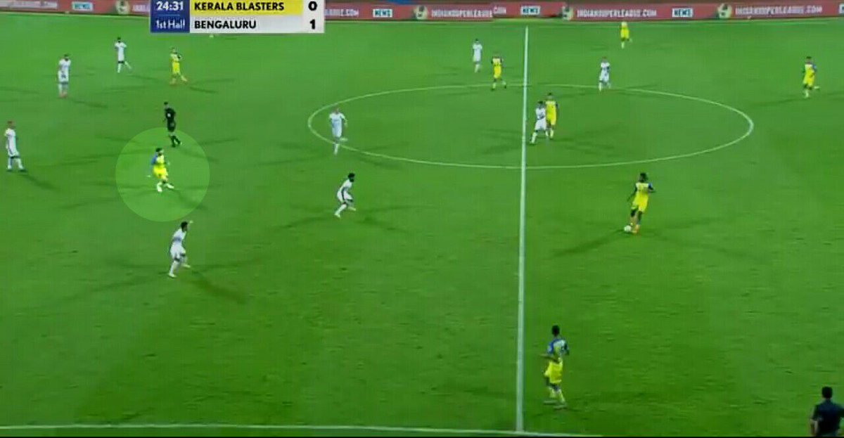 Now to some on the ball points1. Free RolesCoach has given both Hooper and Vicente a freedom to roam in the midfield. Playing off Murray, Hooper now comes deep collects the ball and can now effectively use his passing range and also can have a shot from distance(8/22)