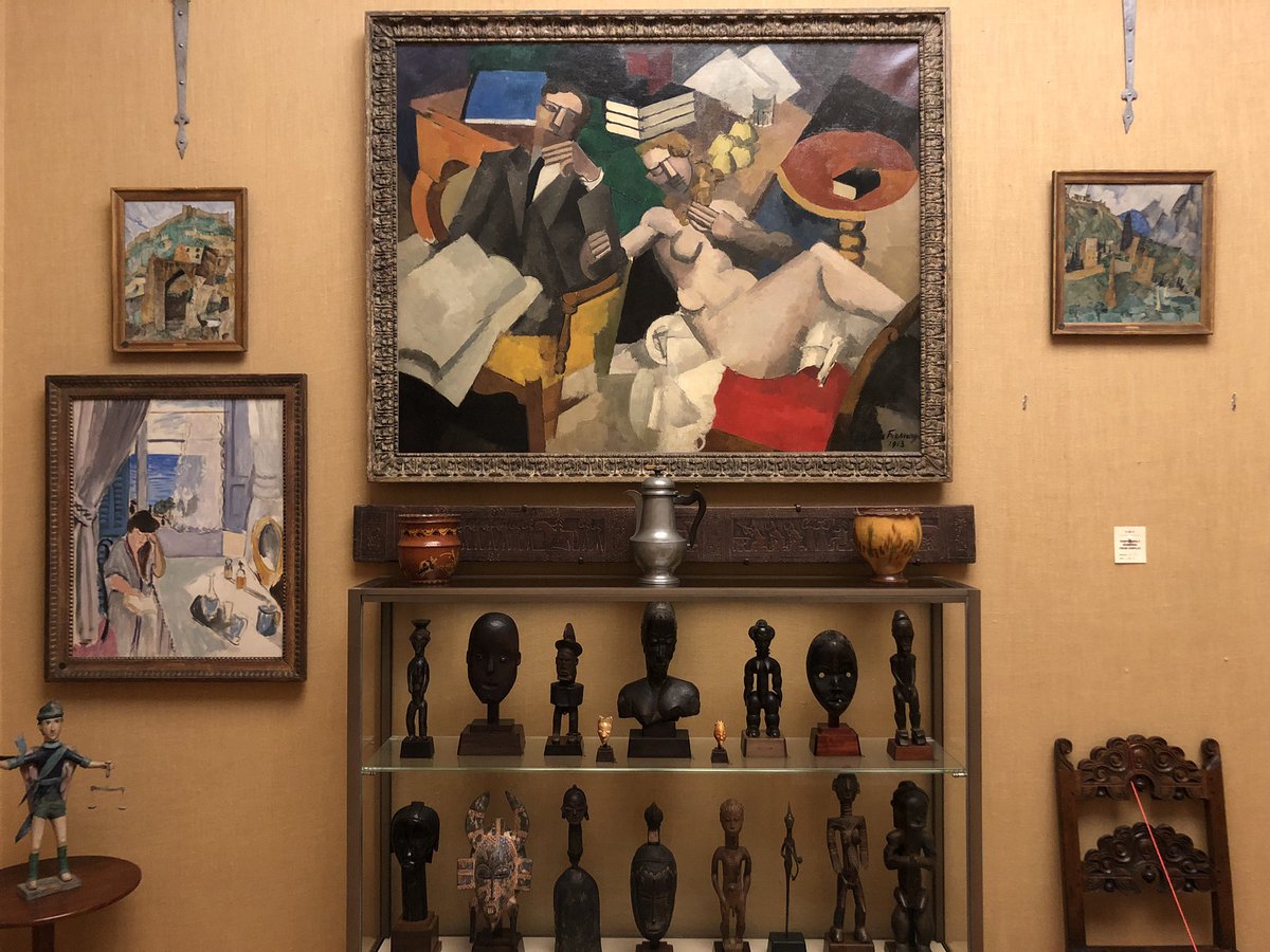 Meanwhile it goes without saying that Barnes incredibly odd vision for hanging art and his iron-clad will for preserving this vision after his death are good and noble — but in reality that means Christian paintings hanging over African masks