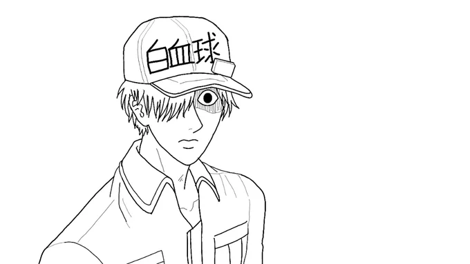 #sensei #pixiv今日のお題 #白髪  #はたらく細胞  #白血球  #リドローOK 

白髪というか全身白い https://t.co/ZFcuKNVFjM 