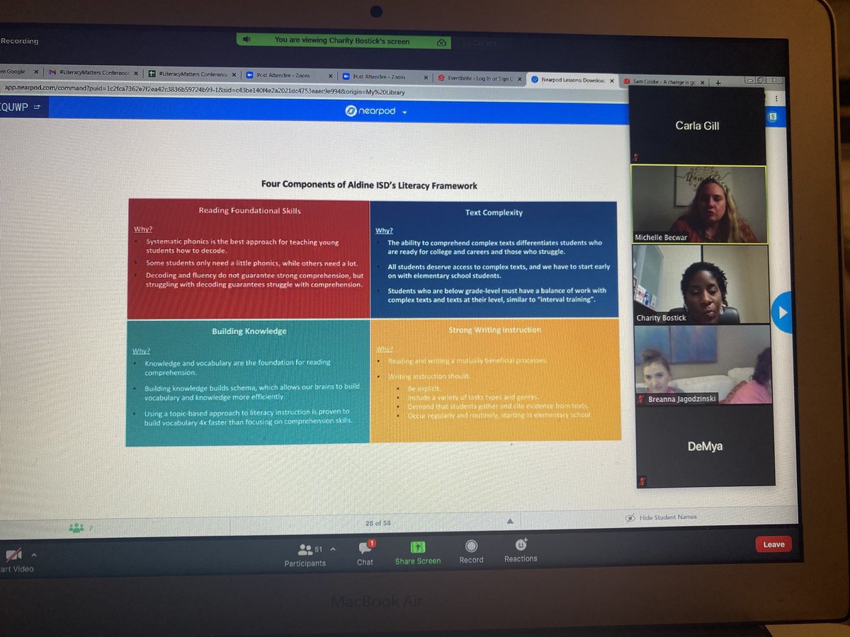 RebelGill67's tweet photo. Getting the REAL tea with the experts #LiteracyMattersinALDINE https://t.co/04JbLhM103