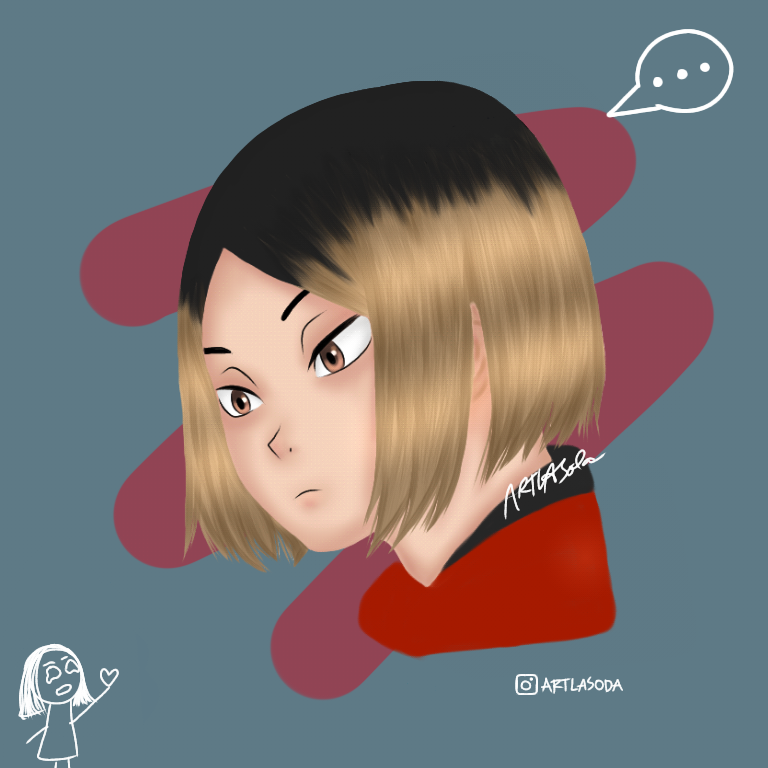 artlasoda's tweet photo. [ Haikyuu ] Kenma Kozume...and me 😆💖

#Redraw #haikyuufanart #Haikyuu #haikyuuart #kenma #kenmakozume #ibisPaintX #ArtistOnTwitter #artwork #artph #artshare #anime #animefanart #AnimeArt #animetwt #artlasoda #digitalart #DigitalArtist https://t.co/vpdypPx6mq