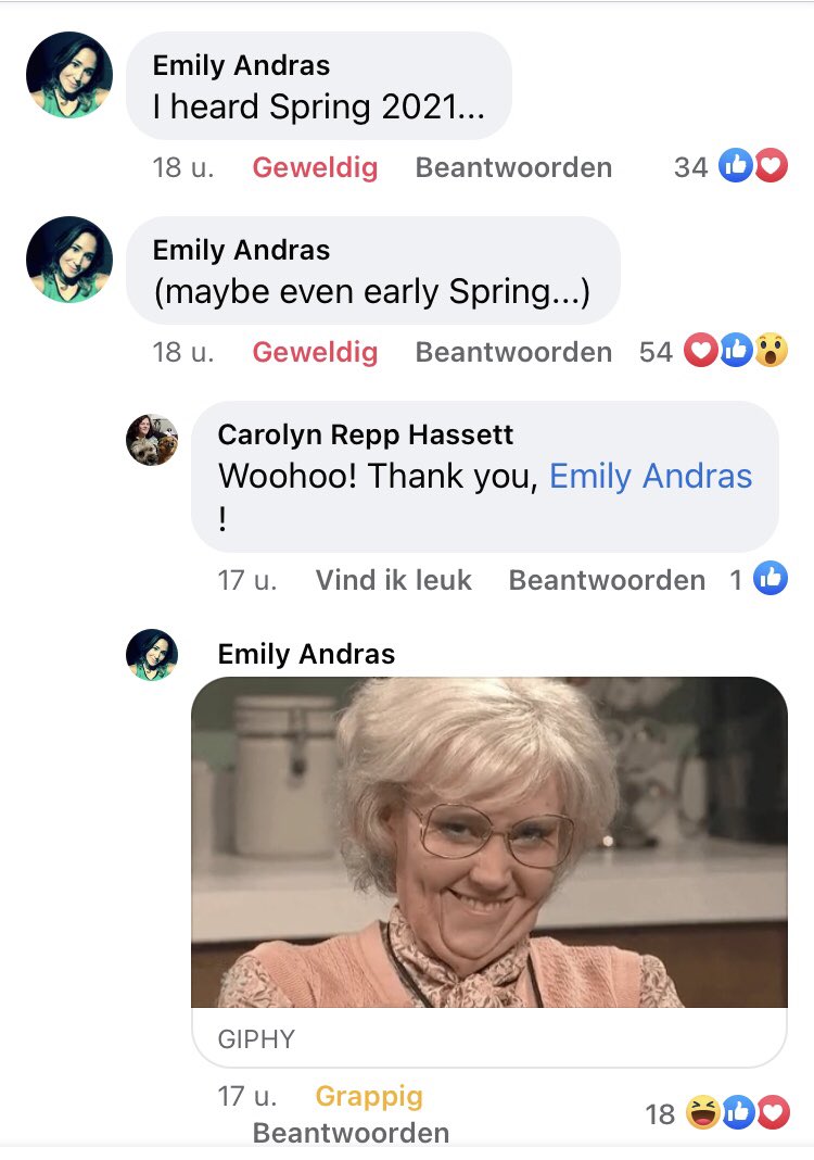 debo13273727's tweet image. When someone ask when 4b will be aired thats what Emily answers 😍😍😍😍 yes you made my day today thank you so much #earpsoon #WayHaught #WynonnaEarp #FiveForWynonna