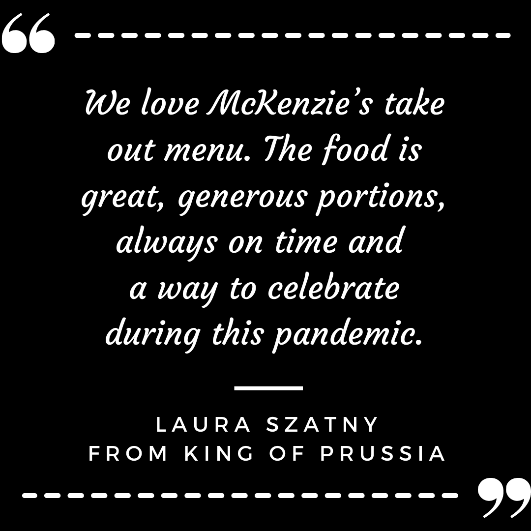 McKenzieBrew's tweet photo. Thanks for being a great guest, Laura!  We're happy to hear our food has made life better during these challenging times!!! https://t.co/8aFtqC8wH4