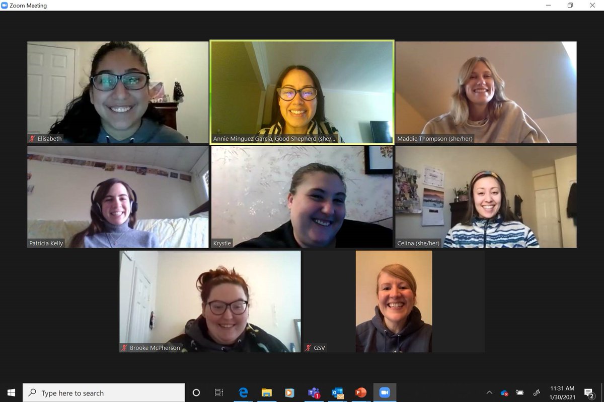 Spent my morning with the <a href="/GSVolunteers/">Good Shepherd Volunteers</a> talking about #socialjustice and #advocacy, this moment and planning for action. Thank you for your attention and energy today!