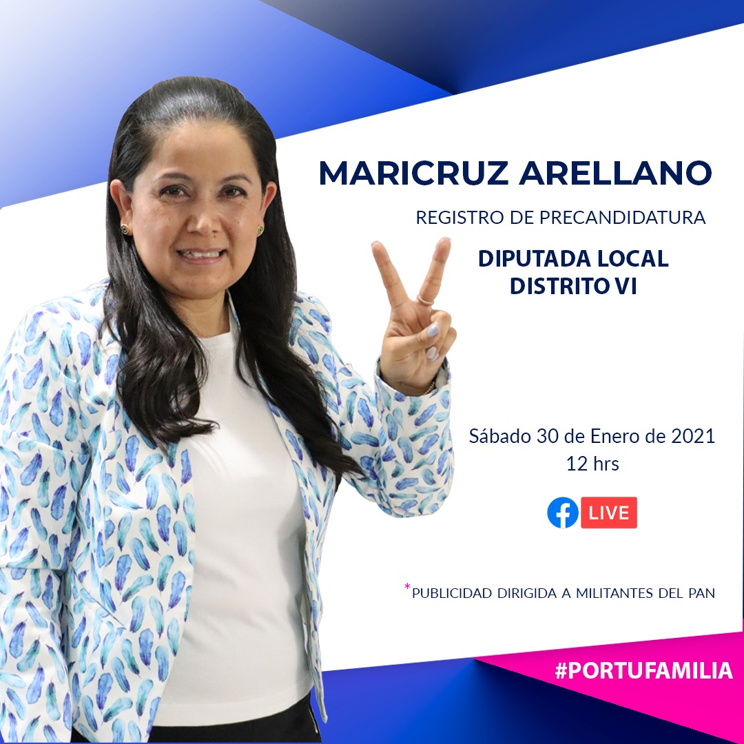 maricruzqro's tweet photo. En unos momentos sigue la transmisión en vivo de mi registro como precandidata a #DiputadaLocal del VI Distrito por el PAN 
#UnidosSomosMásFuertes @PANqueretaro https://t.co/ZkS1N38dQl