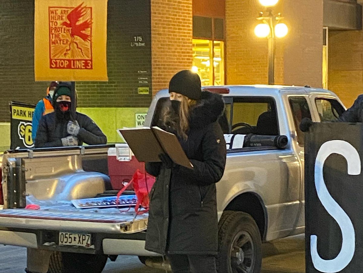 LSP’s Taylor Schreiber spoke about how we cannot achieve rural economic justice or our vision in which all Minnesotans & our land thrive - no exceptions. /2