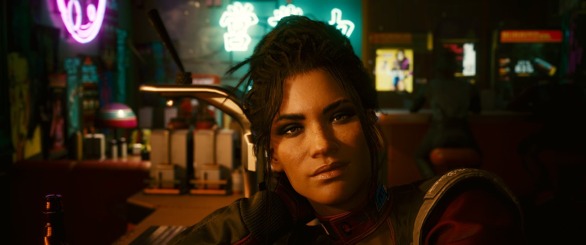 FastSam8's tweet image. Portrait shot.
The wholesomest person in the Night City, or technically it&apos;s outskirts. Inb4 Meghan Markle to play Panam in future Cyberpunk 2077 the movie 😂 #Shutterpunk2077 #Portrait #Panam
