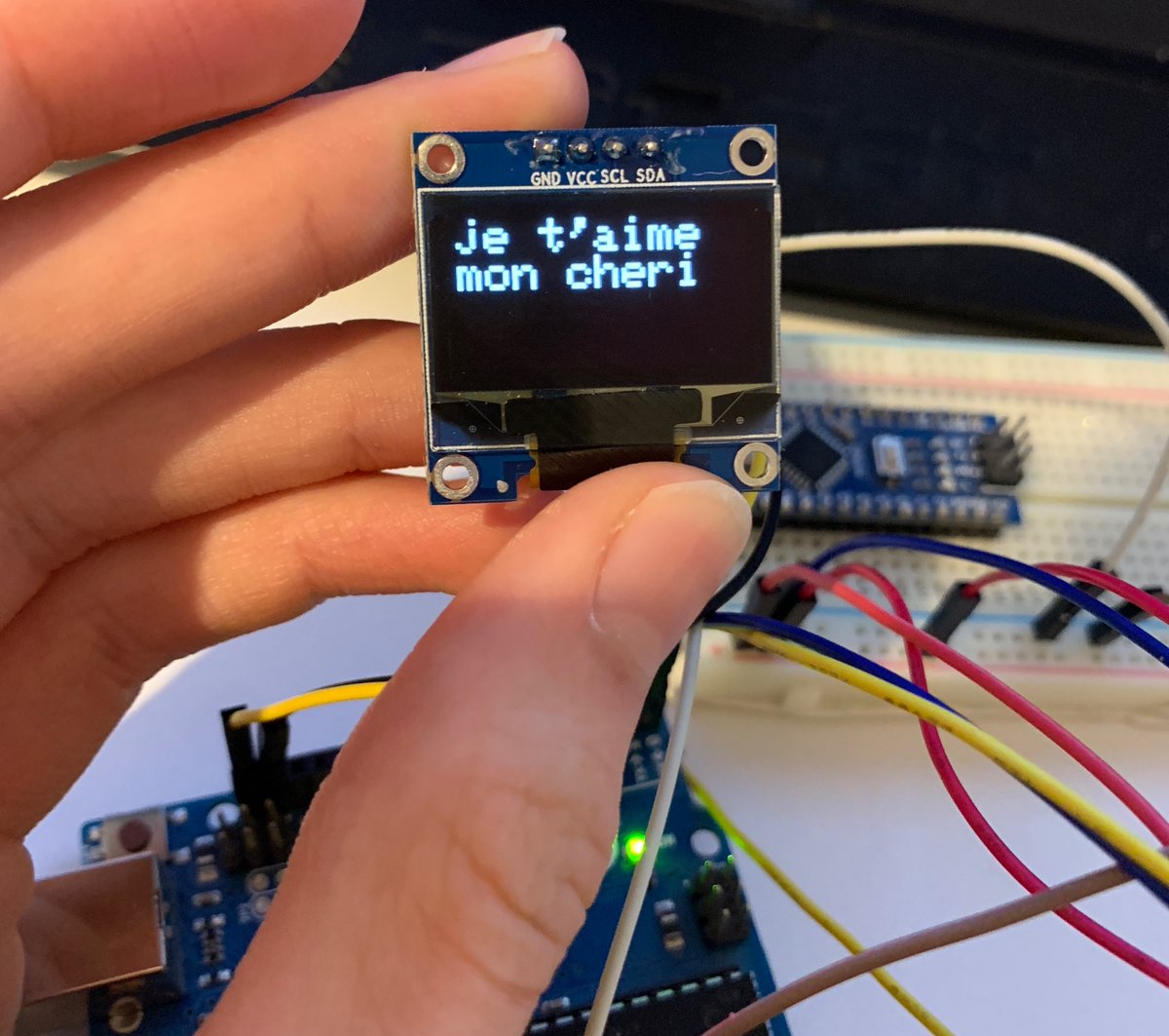 LaboDuino's tweet photo. Réalisation d'une "LoveBox" en #Arduino, laissez-lui un petit mot d'amour même à distance ❤️
#DIY #ValentinesDay #Love #3Dprinting 
👉 https://t.co/n3VxiLkUB8 https://t.co/JjCVA9dyyL