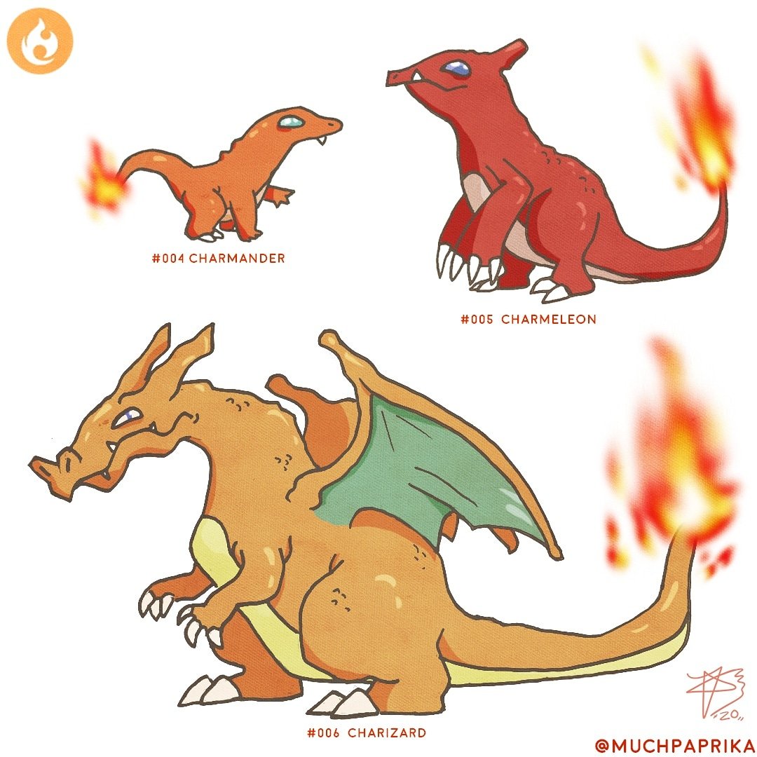 charizard evolution chart