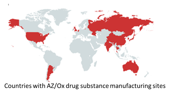 That's why AZ's network is now making vaccine in at least 12 countries . The problems at EU contractors are extremely unfortunate but as Adam's explains, each site is getting to grips with a v complex process, having started at different times. That involves uncertainty. 3/