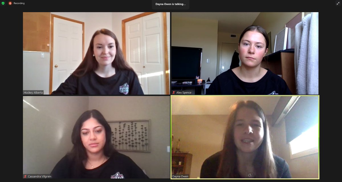 Alex Spence, Cass Vilgrain, and Dayna Owen share their experiences on our <a href="/TeamABHockey/">Team Alberta Hockey</a> Panel!

#AlbertaBuilt | #FuelledByGatorade | #WhyWePlay