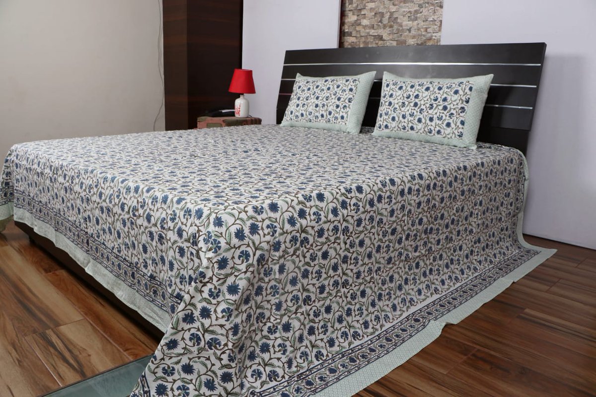 Hand block Printed bedsheets 
Sanganeri cotton bedsheets 
Jaipur cotton bedsheets 
#sanganeriblockprint #blockprintfabric #blockprintfabric 
meerahandicrafts.in 
@meerahandicrafts #blockprintfabric #sanganeriblockprint
Wholesale market jaipur 
WhatsApp and call 
919660845559