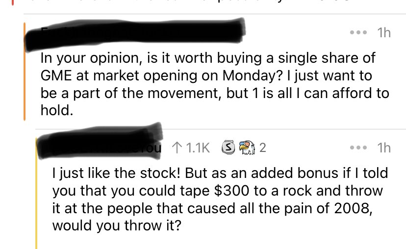 Korinke's tweet photo. Folks, the GameStop rally, perfectly summarized below. https://t.co/hKMA0jmwEn