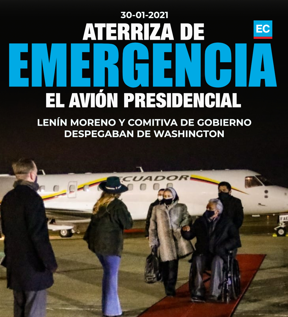 elcomerciocom's tweet photo. #ATENCIÓN | Avión presidencial aterrizó de emergencia en EE.UU. El presidente Lenín Moreno y su comitiva estaban en el interior » https://t.co/xZ6Ay2zerr https://t.co/4zS3wu5yM8