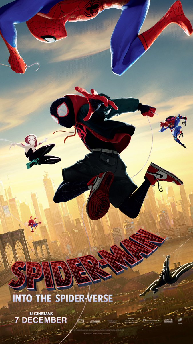 Spiderman Into the Spiderverse(rewatch)10/10Simply incredible and timeless and i really can't wait for the sequel