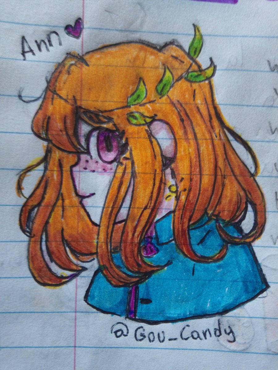 Pixel_Gou's tweet photo. Un sketch de la pequeña Ann (hija Akinieves) cuando sea más grande 🥺💙✨
(Dibujito hecho en clase afsgafsg)
#KarmalandAU #Akinieves https://t.co/zLWSziZZdM