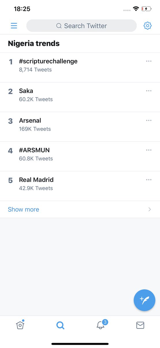 OfficialArole's tweet photo. #scripturechallenge is No 1 Trend in Nigeria right now. It’s not about who starts a thing, but YOU and I can make positive impact together. Love you all!!! https://t.co/pMlUEiUISm