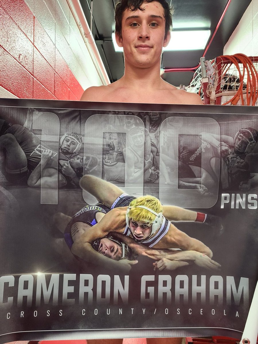 coach_mcarroll's tweet photo. Cameron Graham gets his 100th pin today as a junior! Not positive but he has to be close to first junior to do it. #CCO #pinmachine https://t.co/FpLaqu0QAg