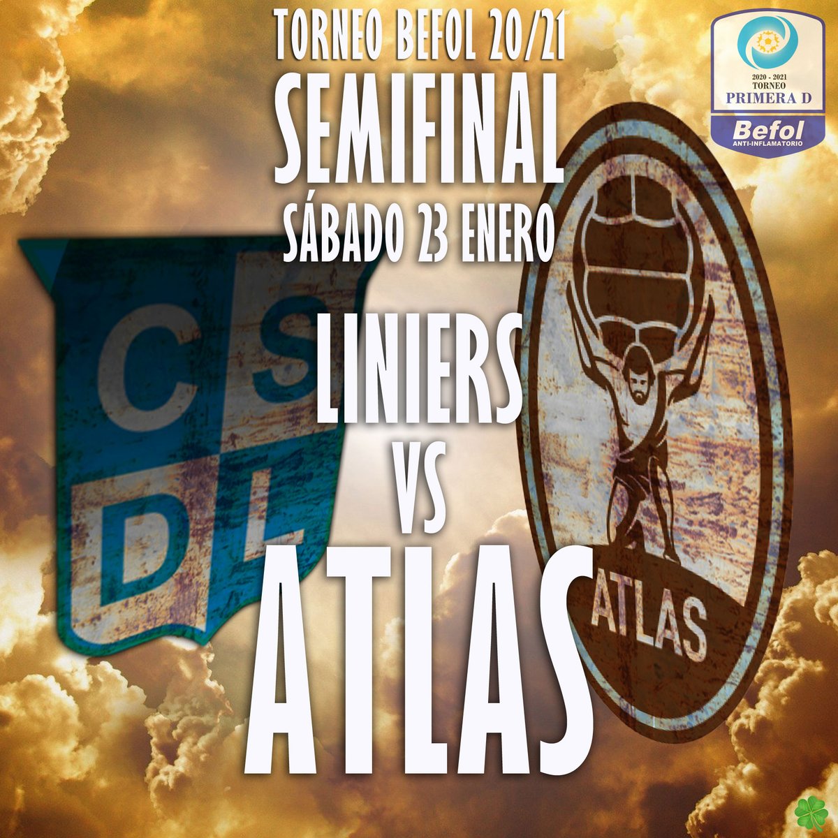 Laotrapasion's tweet photo. 🔥 A DOS PASOS DE LA "C" 🔥
⚽️A partir de las 17hs #Atlas enfrentará a #Liniers por la
#semifinal del #TorneoReducido #Befol 20/21.🏆
El encuentro único será en cancha de #Ituzaingo y en caso de empate se definirá por penales. El ganador pasará a la final por el ascenso.🔥🤎🔥 https://t.co/6C3TWNzgGI