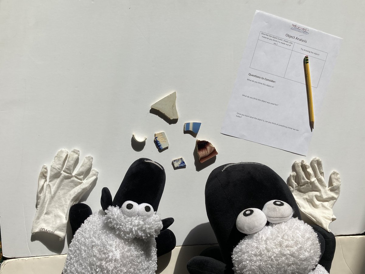 woolly_wilson's tweet photo. Happy #SaturdayMorning everyone! We hope you use this day to do some exploring! We are checking out some cool artifacts for a new #sheepontheloose video coming soon! #Archaeology #museumdetectives #weekendvibes https://t.co/V2znq8R22I