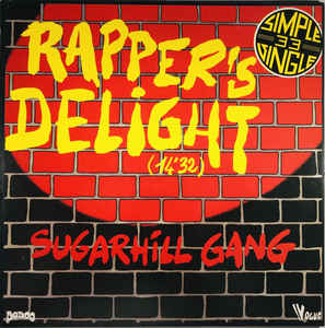 1979 - Sugarhill GangHonorable Mention: Afrika Bambaata, Grandmaster Flash and the Furious FiveBeginning of a fresh start of Hip-Hop, Sugarhill Gang came off with a spectacular bang for the genre with their one take 14 minutes long cut of Rapper's Delight with a sample.