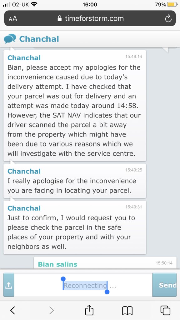 b1an's tweet photo. Learning how NOT to do #customerexperience from @ZARA_Care &amp; @YodelOnline. Order never got delivered. Contacted both everyday with no help/progress despite evidence the driver didn’t deliver at the property. Just denial from both brands. Never using both again. #poor #custserv https://t.co/a13Ol2Lf4P